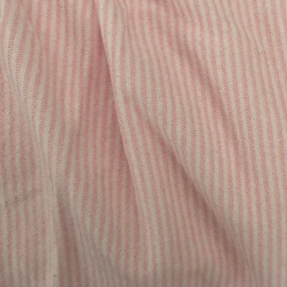 Vintage Pink White Striped Nightgown Women Large Cottagecore 90s Coquette Fairy - Picture 6 of 6